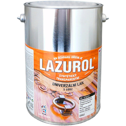 LAZUROL S1002 UNIVERZÁLNÍ SYNTETICKÝ LAK 4L LESK