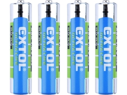 baterie zink-chloridové, 4ks, 1,5V AAA (R03)