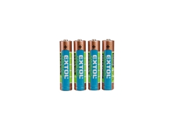 baterie alkalické, 4ks, 1,5V AAA (LR03)