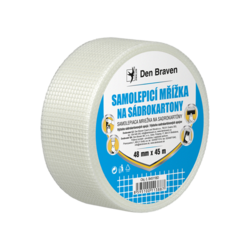 Samolepicí mřížka na sádrokartoy 48mmx45m