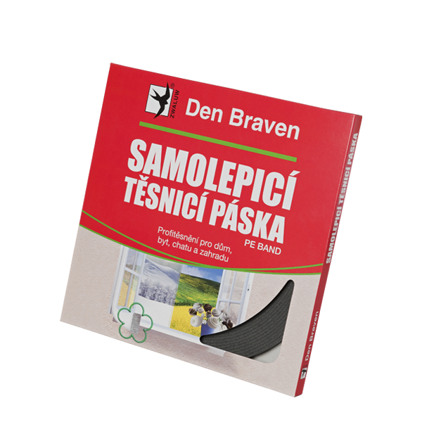 SAMOLEPÍCÍ TĚSNÍCÍ PÁSKA 9 X 3MM X 20M ŠEDÁ